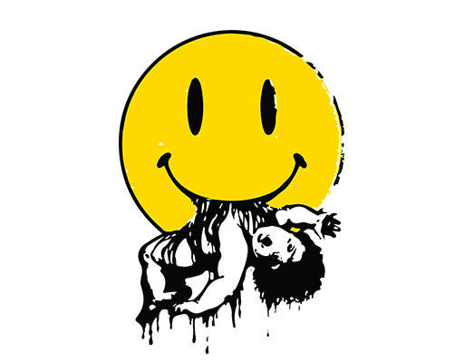 微笑表情矢量手绘卡通人物涂鸦表情可爱卡通表情