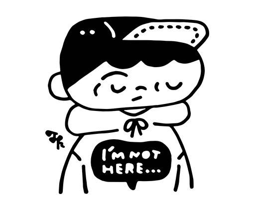 卡通男孩图案手绘卡通人物头像戴帽子男孩