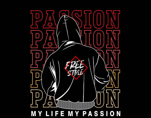 手绘男孩背影卡通人物背影彩色英文字母图案