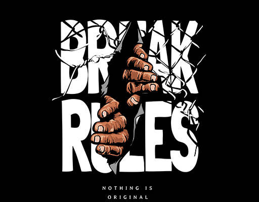 破碎手图案铁丝网破碎英文字母图案手指图案捅破图案