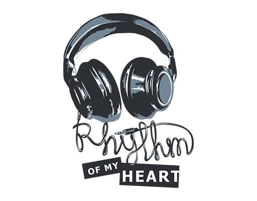 卡通耳机图案手写英文字母卡通英文字母耳麦