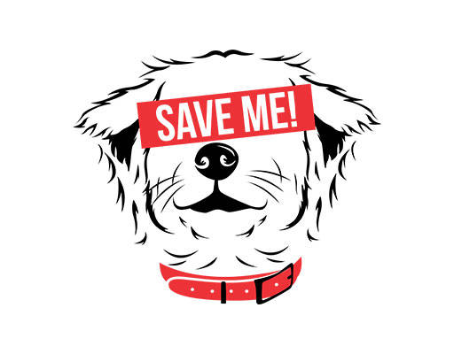 卡通小狗头像手绘狗头英文字母图案动物头像