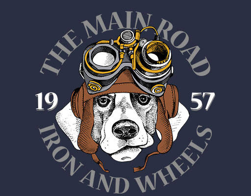 卡通动物图案手绘卡通狗头像太空狗手绘狗头像战斗狗