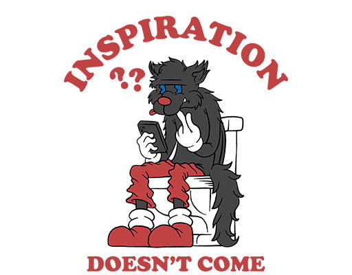 卡通动物卡通狼图案手绘卡通动物简约卡通狼