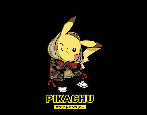 卡通皮卡丘图案pikachu图案手绘卡通