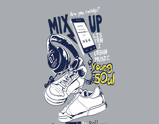 卡通鞋子图案耳机图案手写英文字母手机手绘鞋子