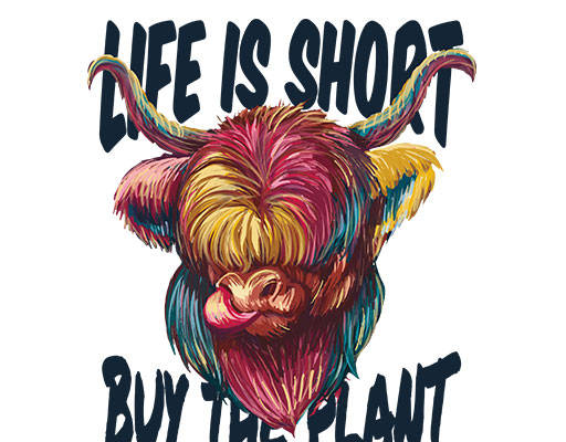 卡通牛头图案手绘卡通牛牦牛头像彩色牛头英文字母图案