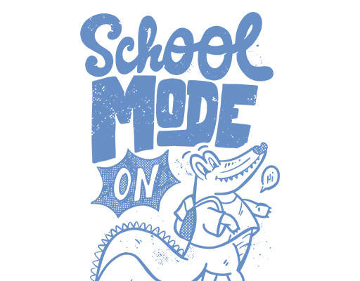 卡通鳄鱼图案手绘卡通动物手写英文字母图案