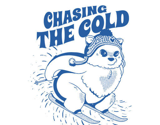 卡通小熊图案手绘卡通小熊滑雪小熊滑雪熊手写英文字母