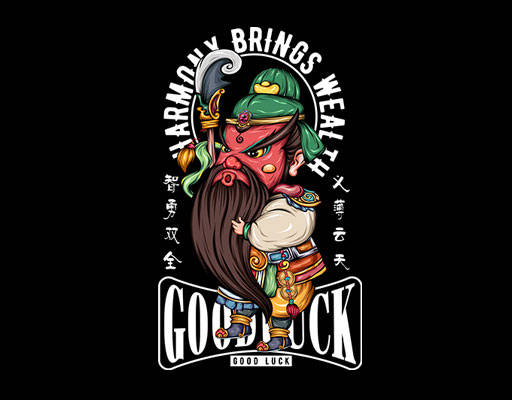 卡通人物图案关公人物图案简笔卡通图案中文字母