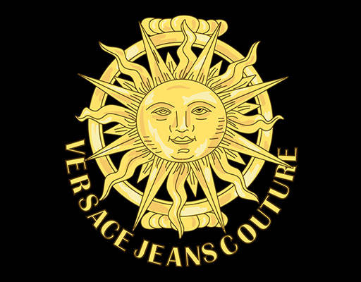 卡通太阳微笑表情手绘太阳简约英文字母金色太阳