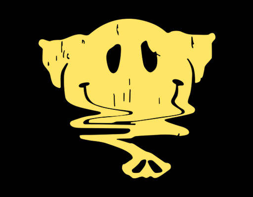 卡通表情图案融化表情图案微笑表情破碎表情