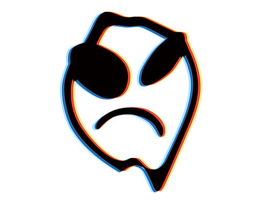 卡通人物头像外星人头像人物面具幻彩面具