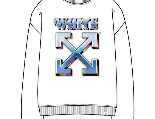 立体英文字母图案立体符号英文字母OFF WHITE符号标识矢量