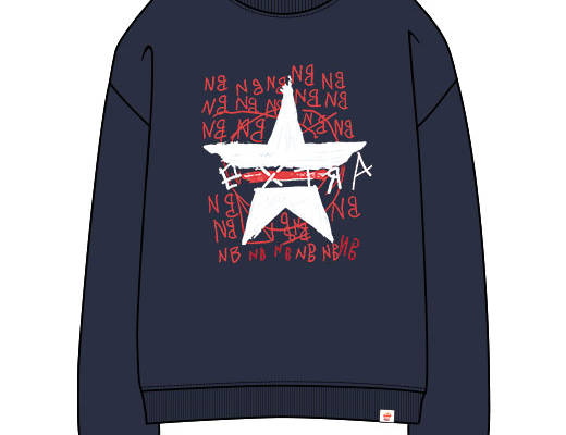 卡通五角星图案手写英文字母图案卡通五角星