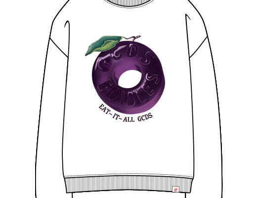 涂鸦卡通文字卡通葡萄圆形葡萄配色英文字母树叶