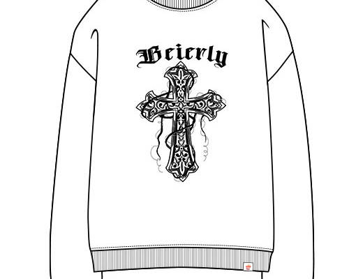 十字架图案手绘卡通十字架手写英文字母