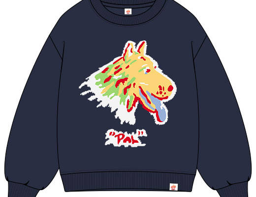 卡通动物头像涂鸦卡通动物彩色狗头矢量涂鸦动物