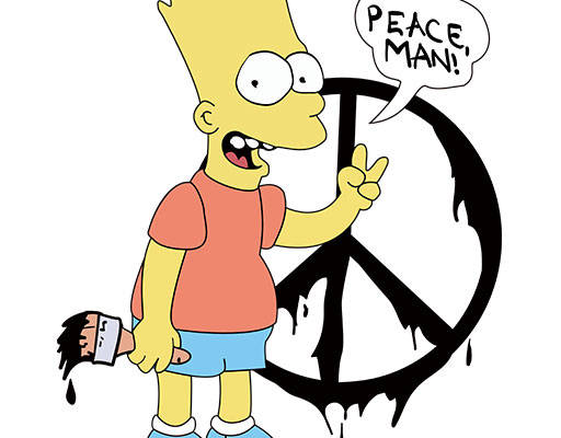 辛普森矢量卡通动画片图案涂鸦辛普森卡通符号