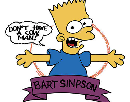 辛普森矢量卡通动画片图案