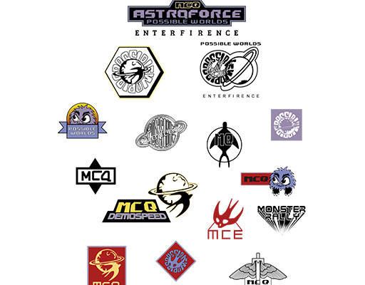 卡通徽章矢量数字字母矢量简约文字矢量