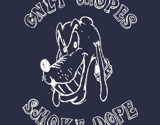 卡通狗头像高飞狗矢量手写英文字母矢量立体英文字母