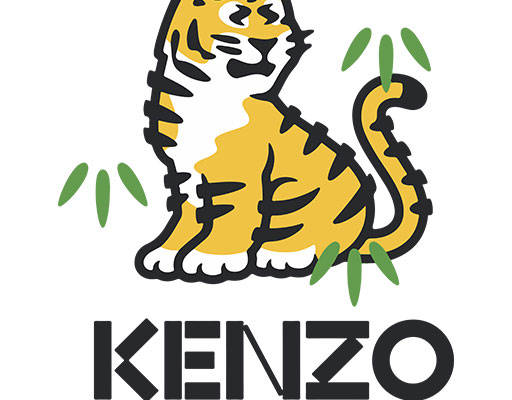 卡通动物矢量卡通老虎简笔文字矢量手绘卡通动物kenzo