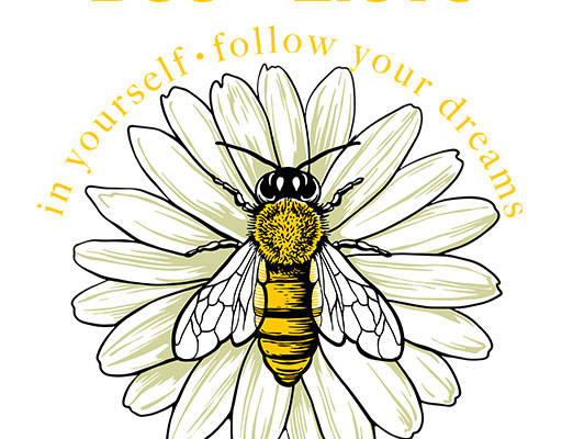 卡通蜜蜂矢量卡通花朵花瓣矢量手绘菊花图案英文字母矢量