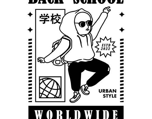 卡通男孩矢量手绘卡通人物简笔卡通男孩英文字母矢量