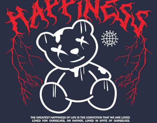 卡通小熊矢量手绘卡通小熊线条涂鸦英文字母矢量闪电英文字母