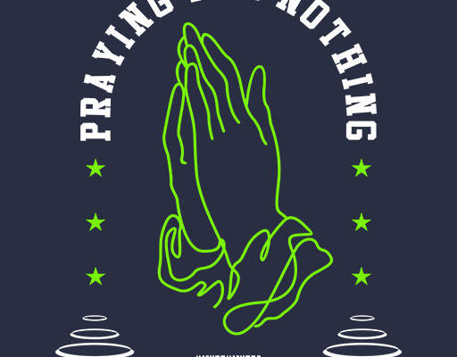 祈祷手势矢量双手合十手绘手指图案英文字母矢量