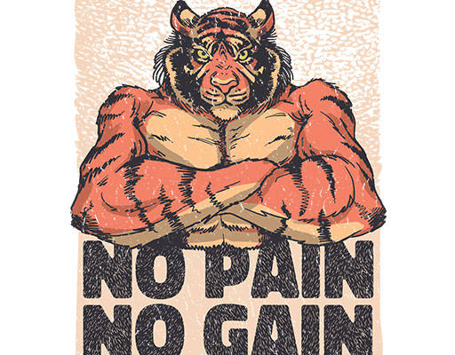 手绘老虎矢量卡通动物矢量简笔卡通动物手写英文字母矢量老虎头像