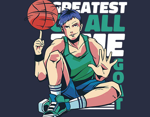 卡通男孩矢量篮球男孩英文字母矢量手绘卡通人物