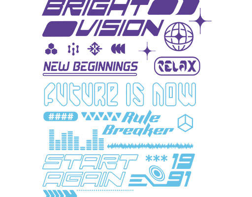 英文字母矢量卡通文字矢量文字线条矢量