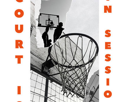 卡通篮球框照片撕裂照片图案英文字母图案