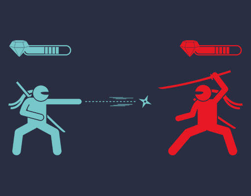 卡通人物矢量武士人物游戏人物矢量动画片卡通矢量