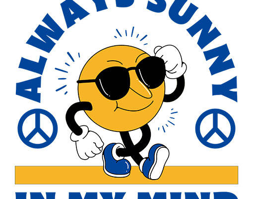 卡通表情矢量英文字母矢量微笑标为戴眼镜的卡通