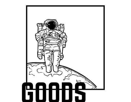 卡通宇航员图案手绘人物手绘宇航员太空星球