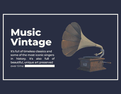 唱片机器英文字母卡通喇叭复古唱片机音乐