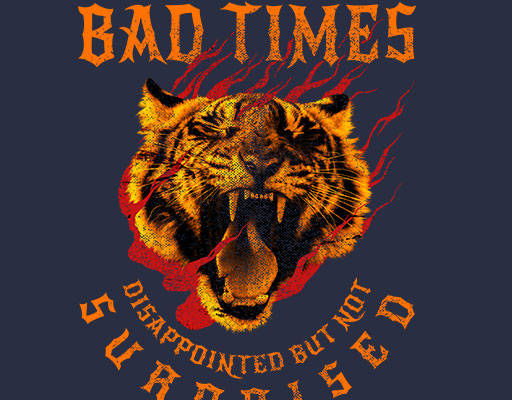 卡通老虎头像火焰老虎手绘卡通动物破碎老虎头破碎英文字母