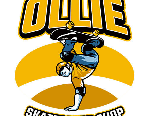 卡通滑板人物舞蹈人物矢量圆形矢量变形英文字母矢量卡通男孩