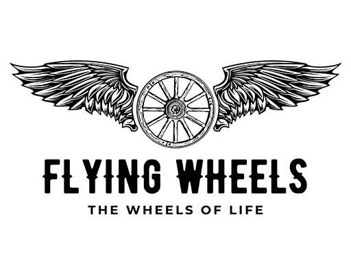 卡通翅膀矢量手绘翅膀英文字母矢量轮子图案