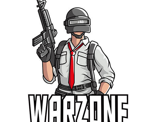 卡通游戏人物矢量吃鸡游戏卡通男人矢量手绘卡通男孩