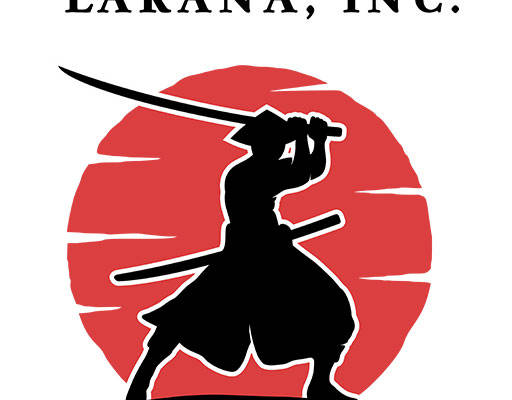 卡通武士矢量人物剪影图案武士剪影太阳图案英文字母矢量