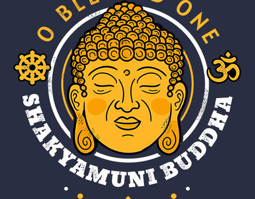 卡通佛像矢量手绘卡通佛头像守护头像雕塑矢量