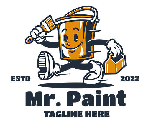 卡通油漆桶矢量手绘卡通图案简笔卡通