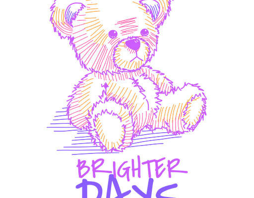 卡通小熊矢量手绘小熊彩色小熊图案手写英文字母