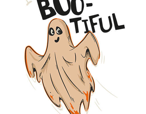 卡通幽灵矢量手绘卡通图案简笔卡通矢量