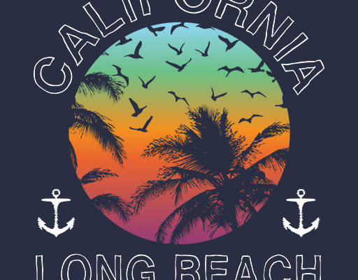 卡通椰子树矢量手写英文字母矢量船锚矢量