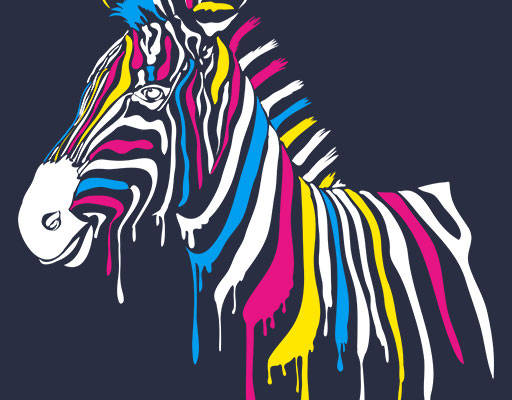 卡通斑马矢量手绘卡通斑马彩色斑马涂鸦斑马矢量手绘斑马